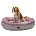 Harley & Cho (Харли энд Чо) Donut Soft Touch Pink - Овальный лежак для собак, 110х80х23 см (Розовый): цены и характеристики