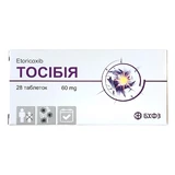 Тосібія таблетки вкриті плівк. обол. по 60 мг №28 (7х4)