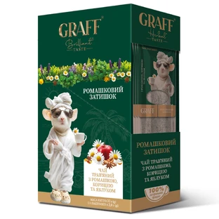 Чай трав'яний Graff Ромашковий затишок в фільтр-пакетах по 2 г № 15