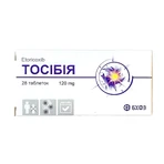 Тосібія таблетки, в/плів. обол. по 120 мг №28 (7х4): ціни та характеристики