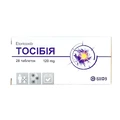Тосібія таблетки, в/плів. обол. по 120 мг №28 (7х4)