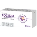 Тосібія таблетки, в/плів. обол. по 120 мг №28 (7х4)