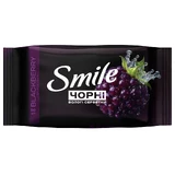Серветки вологі Smile чорні з ароматом ожини № 50