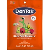 Детские флоссы с держателями DenTek Дикий фрукт 90 шт