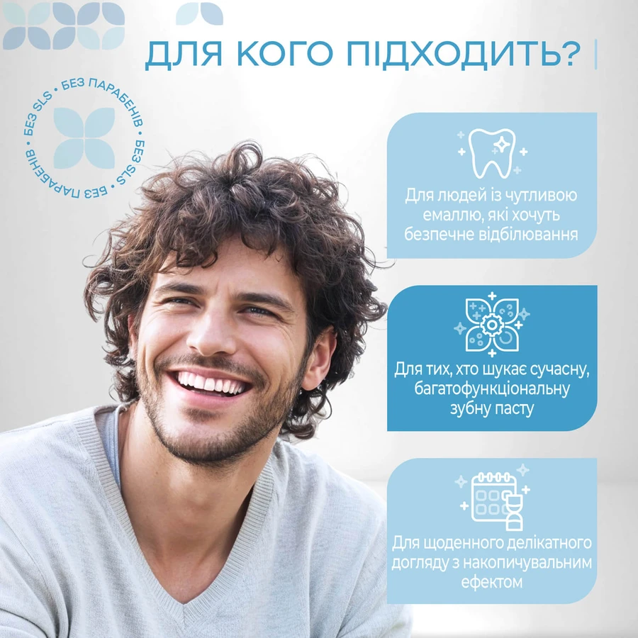 Зубна паста Medosan SensiWhite відбілююча для чутливих зубів 75 мл: цены и характеристики