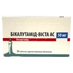 Бікалутамід-Віста АС таблетки, в/плів. обол. по 50 мг №30 (10х3): ціни та характеристики