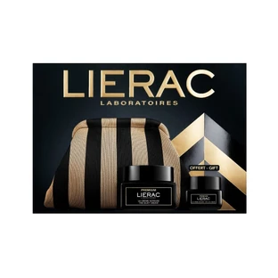 Набір Lierac Premium Крем для обличчя шовковистий 50 мл + Крем для контуру очей 20 мл + Косметичка