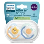 Пустышка силиконовая Avent Ultra Air SCF 080/23 0-6 месяцев, для мальчиков, №2: цены и характеристики