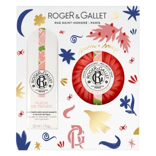 Набір Roger & Gallet Квітка інжиру Вода ароматизована 30 мл + Мило 100 г