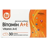 Витамин А+Е Solution Pharm мягкие желатиновые капсулы №30 (3х10)