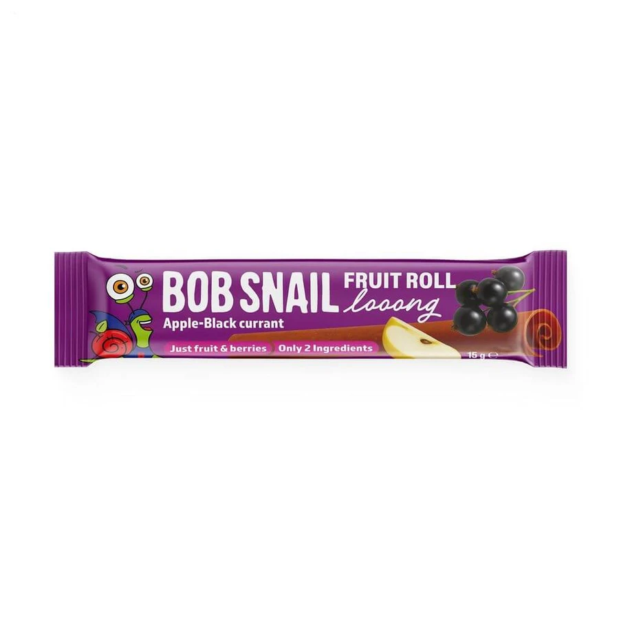 Натуральные конфеты Bob Snail Fruit Roll Looong Яблоко-смородина, 15 г: цены и характеристики