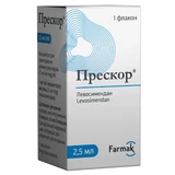 Прескорый концентрат д/приг. р-ра д/инф. 2.5 мг/мл по 2.5 мл №1 во флак.