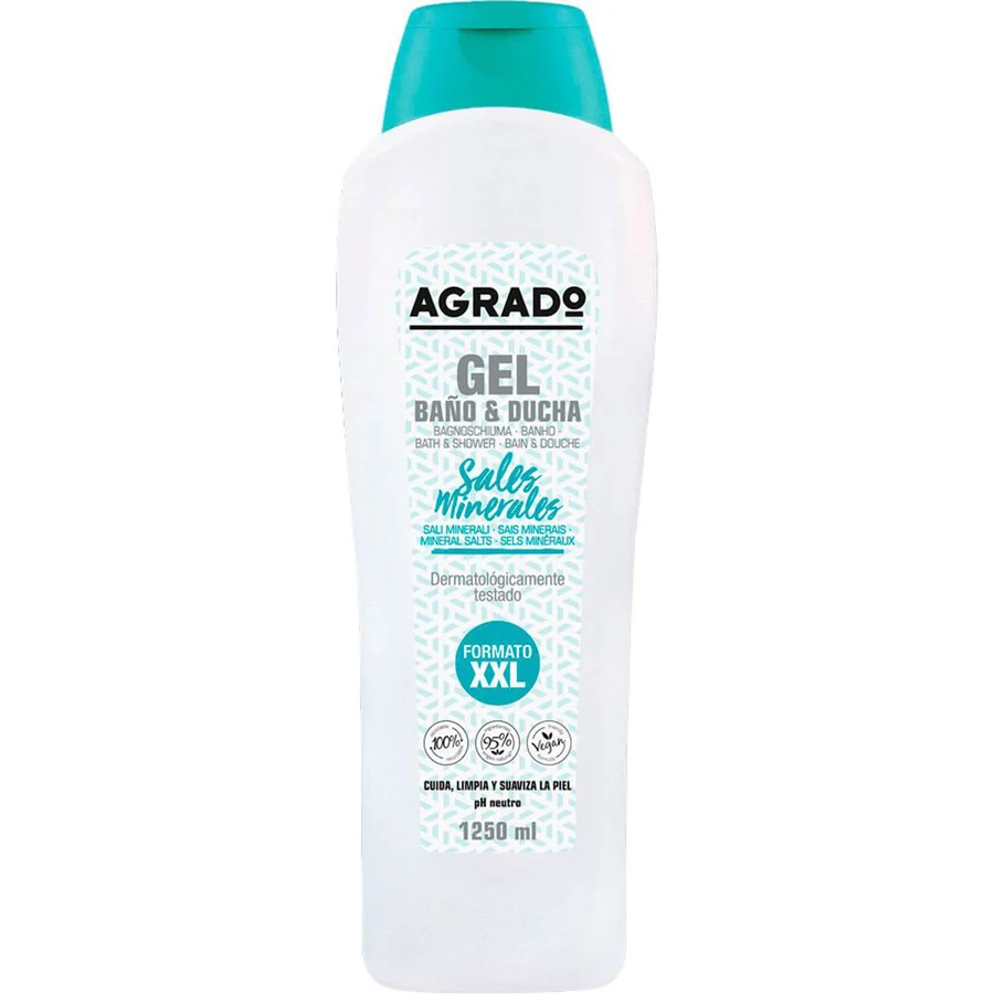 Гель для ванны и душа Agrado Bath & Shower Gel Mineral Salts, 1250 мл: цены и характеристики