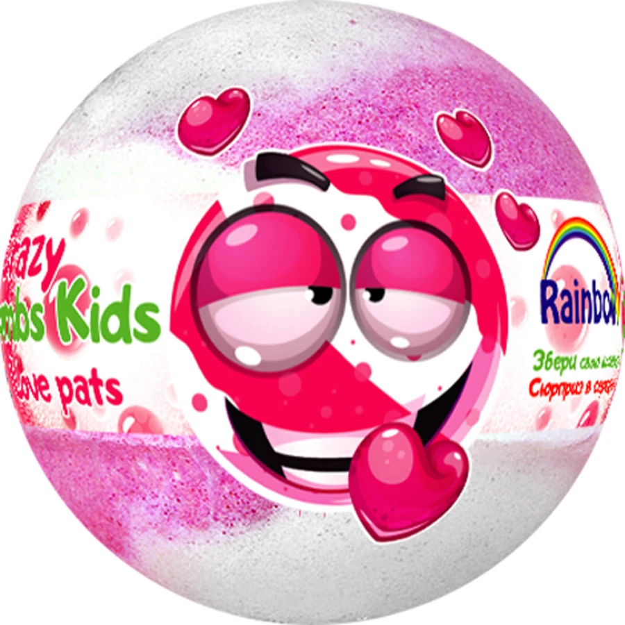 Бомба для ванн Aqua Shine Crazy Bombs Kids Улюблені тваринки 100 г: ціни та характеристики