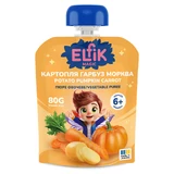 Пюре овощное Elfik Magic Картофель-Тыква-Морковь дой-пак, 80 г