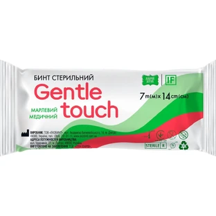 Бинт Gentle touch стерильный, 7 м х 14 см