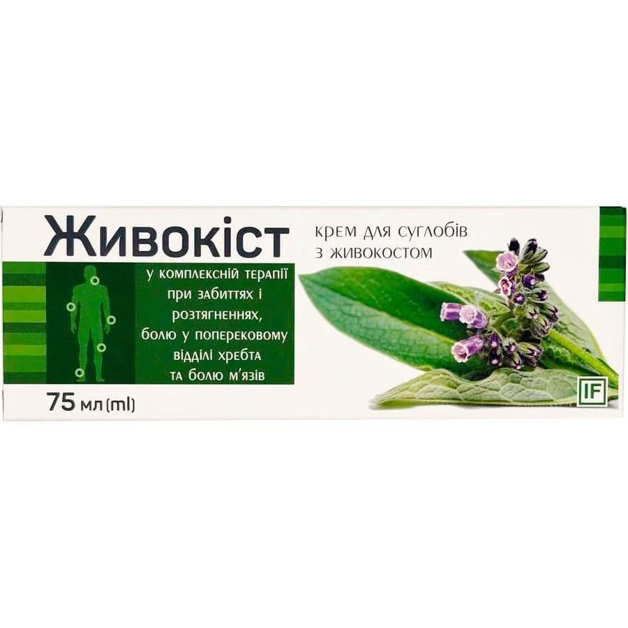 Крем с окопником 75 г: цены и характеристики