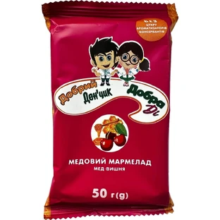 Мармелад Добрая Ди/Добрый Денчик Мед-Вишня 50 г