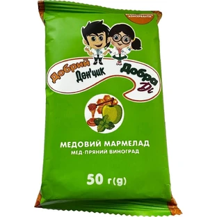 Мармелад Добрая Ди/Добрый Денчик Мед-Яблоко-Мята 50 г