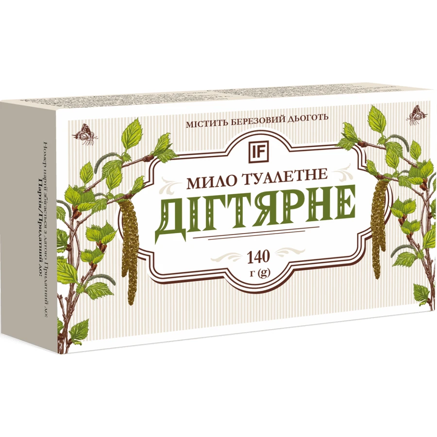 Мыло туалетное Дегтярное 140 г: цены и характеристики