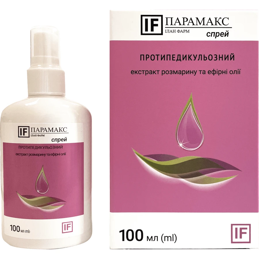 Парамакс протипедикульозний спрей 100 мл: ціни та характеристики