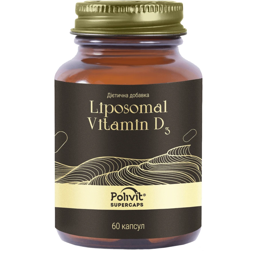 Полівіт Supercaps Liposomal Vitamin D3 капсули №60: ціни та характеристики