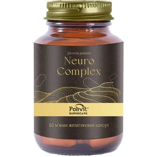 Полівіт Supercaps Neuro Complex (Суперкапс Нейро Комплекс) капсули №60