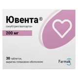 Ювента таблетки, п/плен. обол. по 200 мг №30 (10х3)