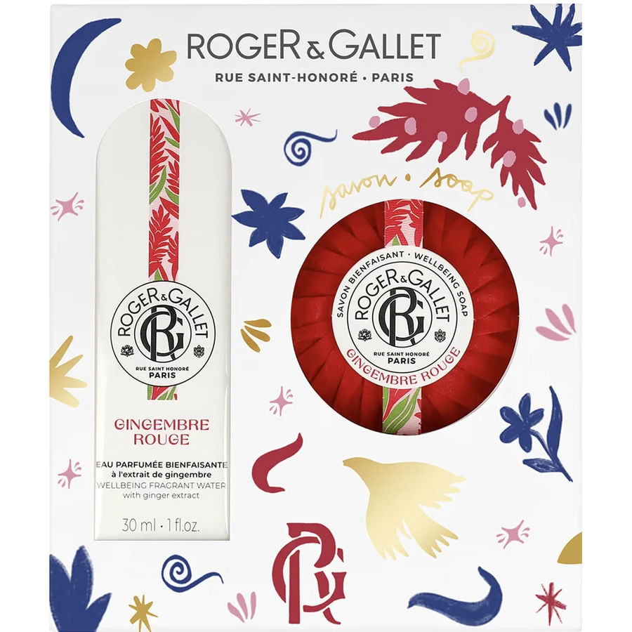 Набір Roger & Gallet Червоний імбир Вода ароматизована 30 мл + Мило 100 г: ціни та характеристики