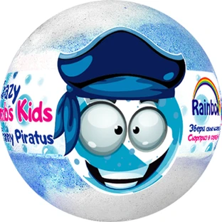 Бомба для ванн Aqua Shine Crazy Bombs Kids Веселый пират 100 г