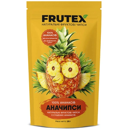 Чипси фруктові Frutex Аначипси 20 г: ціни та характеристики