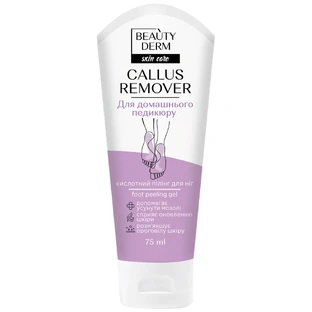 Гель-пілінг для ніг Beauty Derm кислотний з ментолом 75 мл