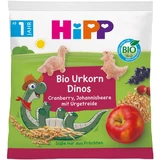 Снеки органические детские HiPP с клюквой и черной смородиной Динозавры, 30 г