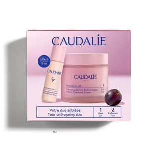 Набір Сaudalie Resveratrol-Lift Cashmere Set 2025 Крем Кашемир для обличчя 50 мл + Сироватка для обличчя 10 мл 
