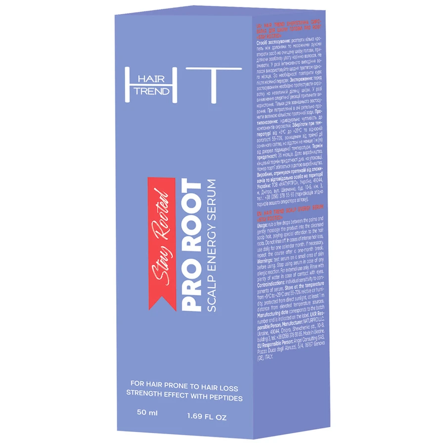 Сироватка Hair Trend Stay Rooted Pro Root для схильного до випадіння волосся 50 мл: ціни та характеристики