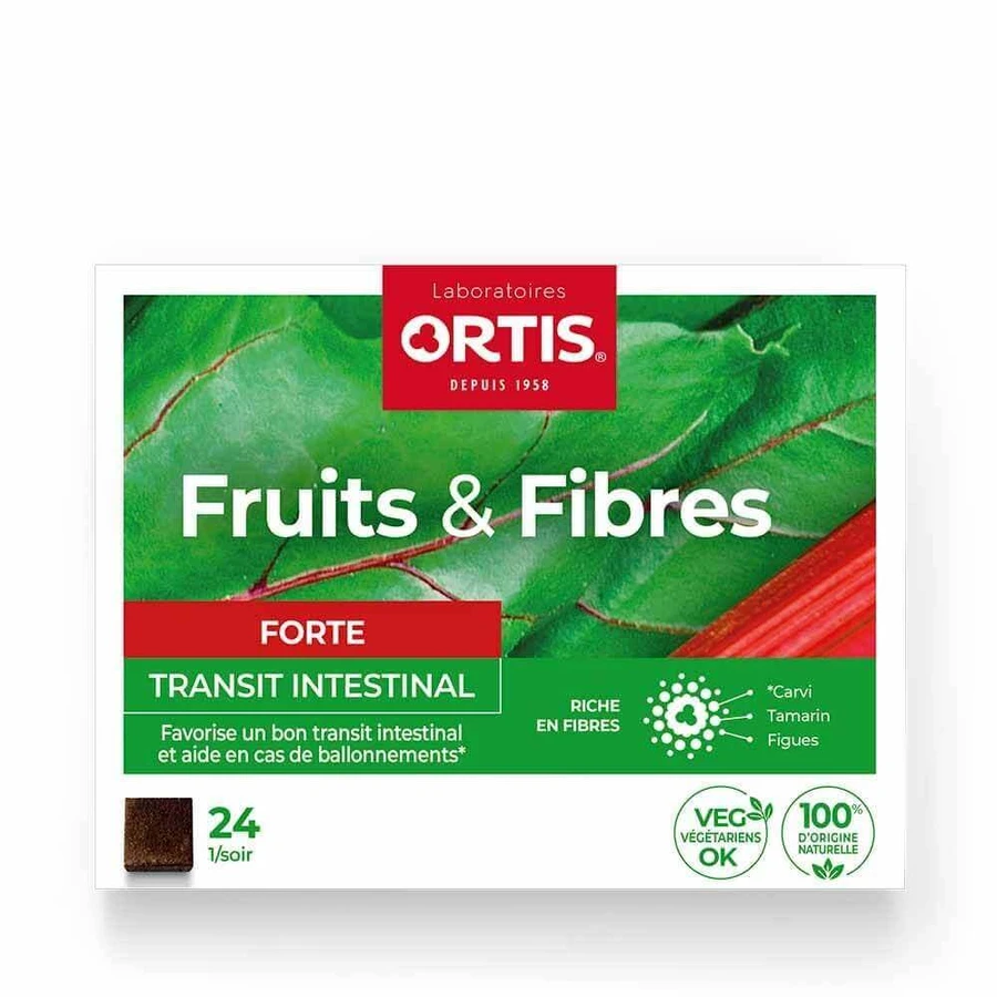 Ortis Fruit and Fibre Forte 24 кубика: ціни та характеристики