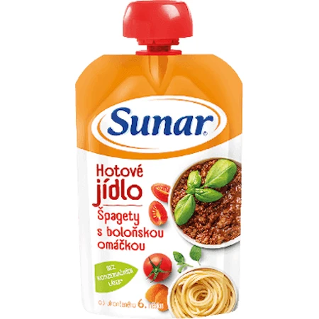 Sunar spaghete cu sauce bolognez 6m+ 120 g: цены и характеристики