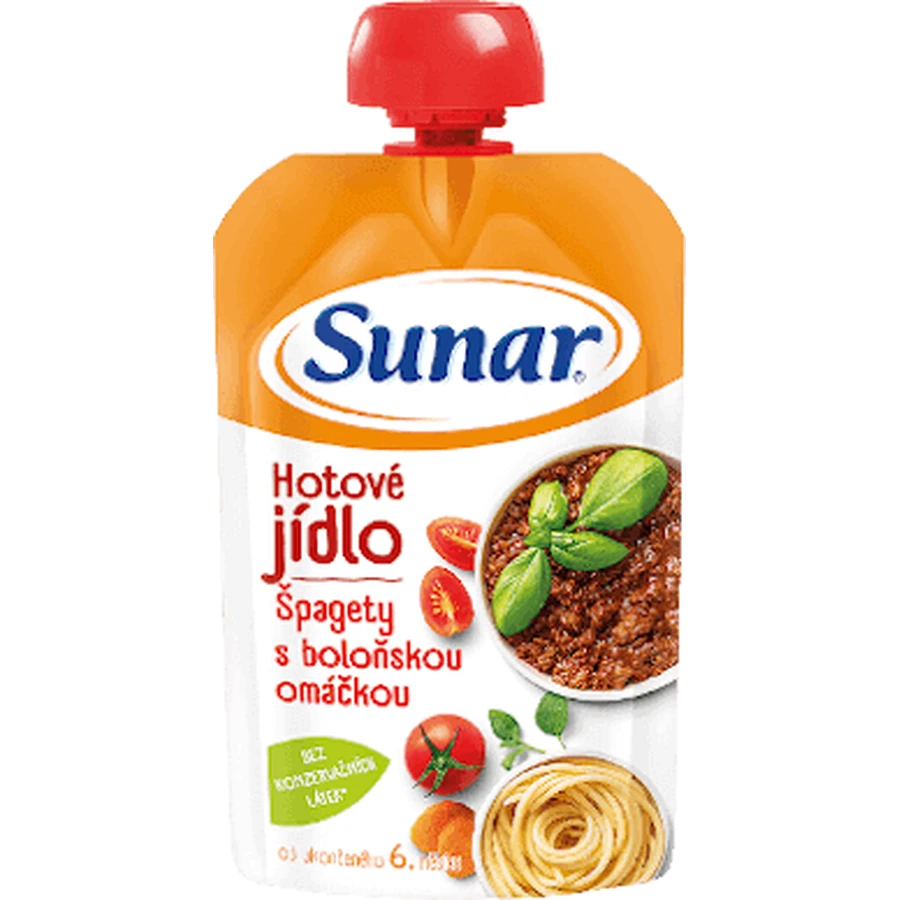 Sunar spaghete cu sauce bolognez 6m+ 120 g: цены и характеристики