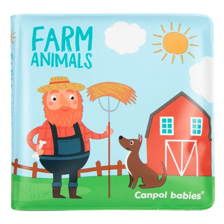 Canpol Babies, м'яка книжка для купання з пищалкою, ферма, від 6 місяців, 1 шт.: ціни та характеристики