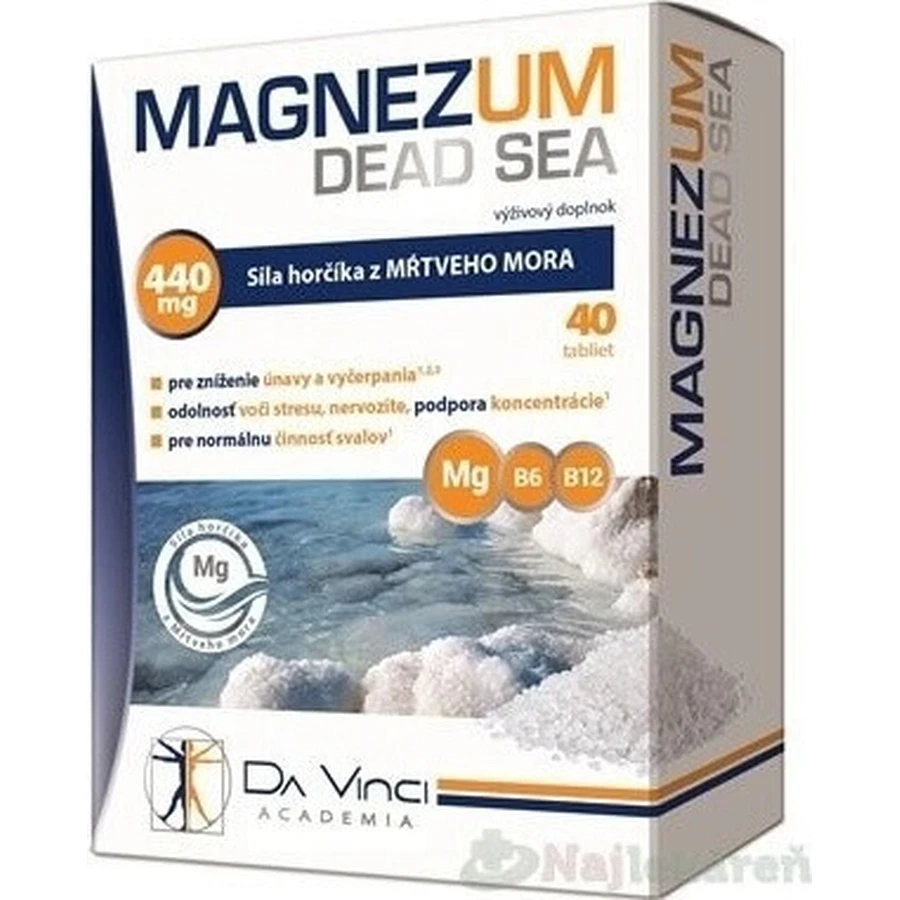 MAGNEZUM DEAD SEA - DA VINCI tbl 1x40 шт.: цены и характеристики