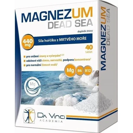 MAGNEZUM DEAD SEA - DA VINCI tbl 1x40 шт.: цены и характеристики
