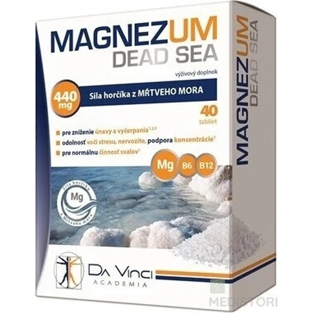 MAGNEZUM DEAD SEA - DA VINCI tbl 1x40 шт.: цены и характеристики