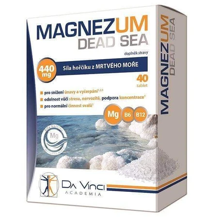MAGNEZUM DEAD SEA - DA VINCI tbl 1x40 шт.: цены и характеристики