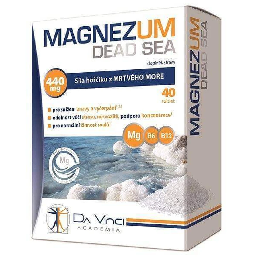 MAGNEZUM DEAD SEA - DA VINCI tbl 1x40 шт.: цены и характеристики