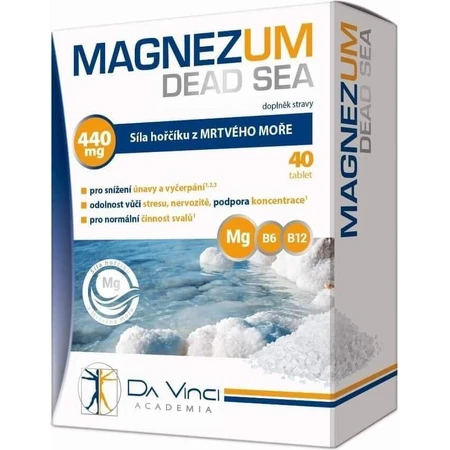 MAGNEZUM DEAD SEA - DA VINCI tbl 1x40 шт.: цены и характеристики