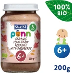 SALVEST Põnn BIO Малина со злаками 1×200 г, фруктовая закуска: цены и характеристики