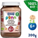 SALVEST Põnn BIO Малина со злаками 1×200 г, фруктовая закуска: цены и характеристики