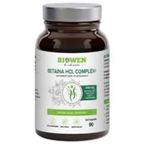Бетаїн HCL + пепсин + м'ята перцева 90 капсул Biowen