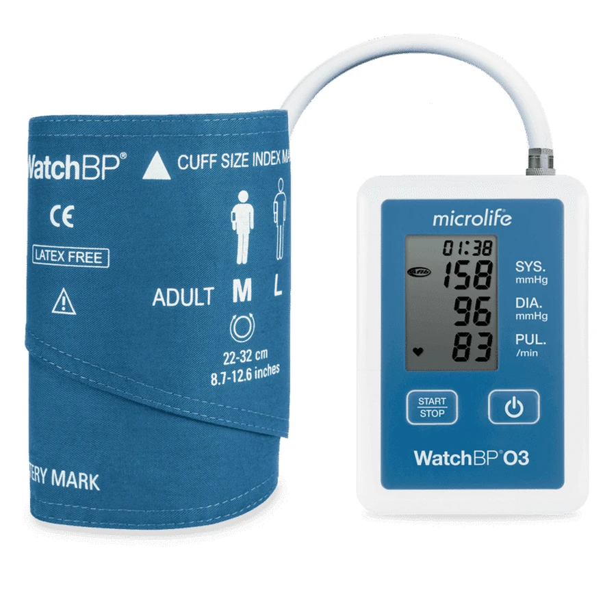 Профессиональный 24-часовой монитор артериального давления Microlife WatchBP O3 AMBULATORY 2G с функцией обнаружения фибрилляции предсердий: цены и характеристики