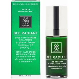 Apivita Bee Radiant Увлажняющий и антивозрастной бустер для лица с витамином С для сияния и восстановления 30 мл